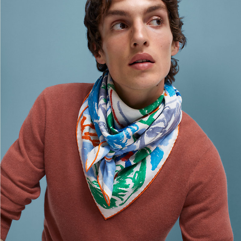 Chevaux de la Collection scarf 100 | Hermès Saudi Arabia